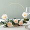 240 Count Brown 18 Gauge Floral Wire Stems for Artificial Flower Arrangements, Wreath Making, Wedding Decorations (16 Inches)